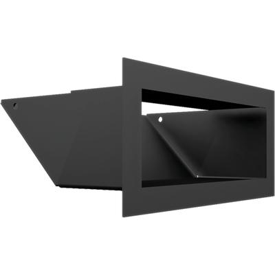 Lüftungsabdeckung LUFT 9x20 schwarz Slim