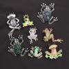 Frog Brooch Pin Fashion Animal Alloy Decorative Jewelry For Women Men