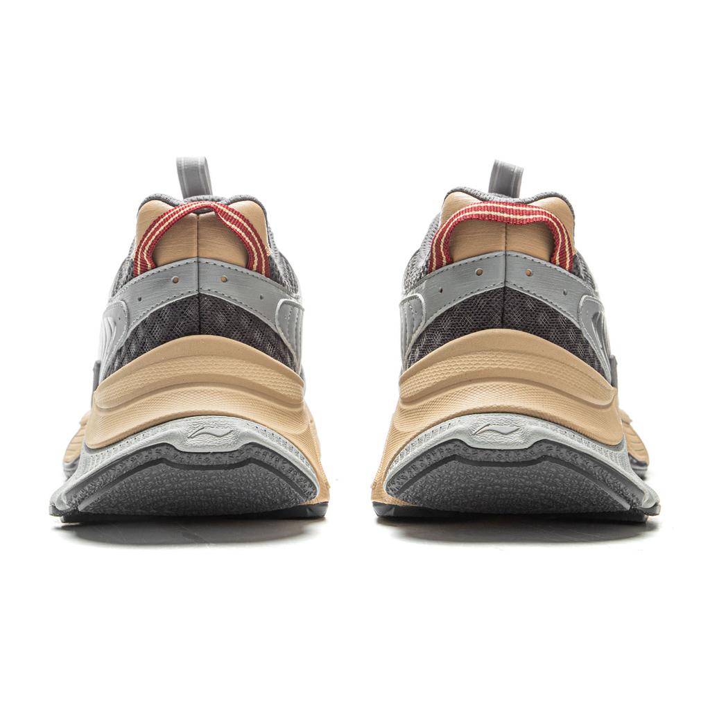 Li Ning Xingji Cushioning Abrasion Resistant Breathable Low top Chunky Sneakers Men's Gray AGCV353-1
