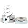 Blue & White Zinc Vertical Knurled Hand-Tightened Round Nut, Single-Layer, Thin, for M3/M4/M5/M6/GB807.