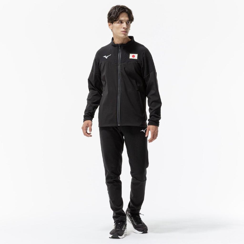Training Wear Authentic Techshield Hybrid Jacket Easy To Move 32MCDMA1 Unisex Black Size 2XL [Mizuno] - In, Windproof, Water-Repellent - - - -