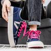 Fashion Canvas Sneakers Men Fashion Vulcanized Shoes Men Casual Black Men's Shoes Autumn Breathable Breathable Thick-soled Youth Cricket