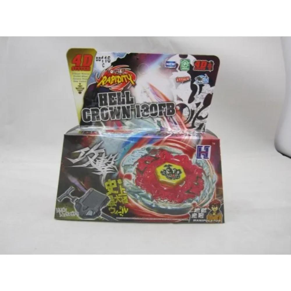 Takara Tomy 4D Metal Fusion Spinning Top Set With Launcher, Battling Gyro Toy, Interactive Gift (Random Parts)