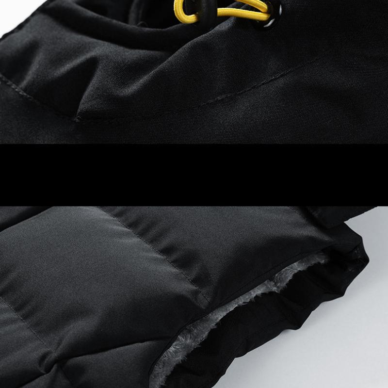 Ανδρικό Φθινοπωρινό Χειμερινό Γιλέκο Μεγάλο Μέγεθος με Αποσπώμενη Κουκούλα Αθλητικό Βαμβακερό Μπουφάν Γιλέκο από Μαλλί Αρνιού Μπουφάν Μεγάλο Μέγεθος Ανδρικά Ρούχα