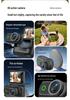 WiFi Outdoor Sports Mini Thumb Camera with Magnetic Back Clip for Vlogging