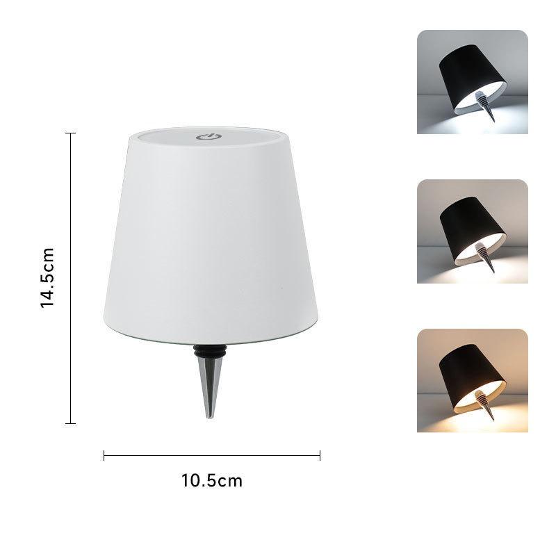 Wireless Wine Bottle Lamp Type-C Charging Touch Control Wine Bottle Light Dimming LED Table Lamp Bar Cafe Atmosphere Night Light
