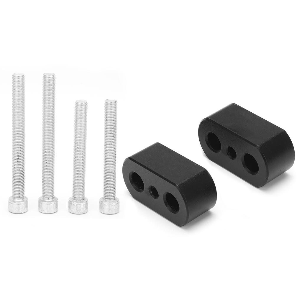 Motorbike Handlebar Riser Mount Aluminium Alloy Replacement for TRIUMPH TIGER 900 RALLY PRO GT 2020Black