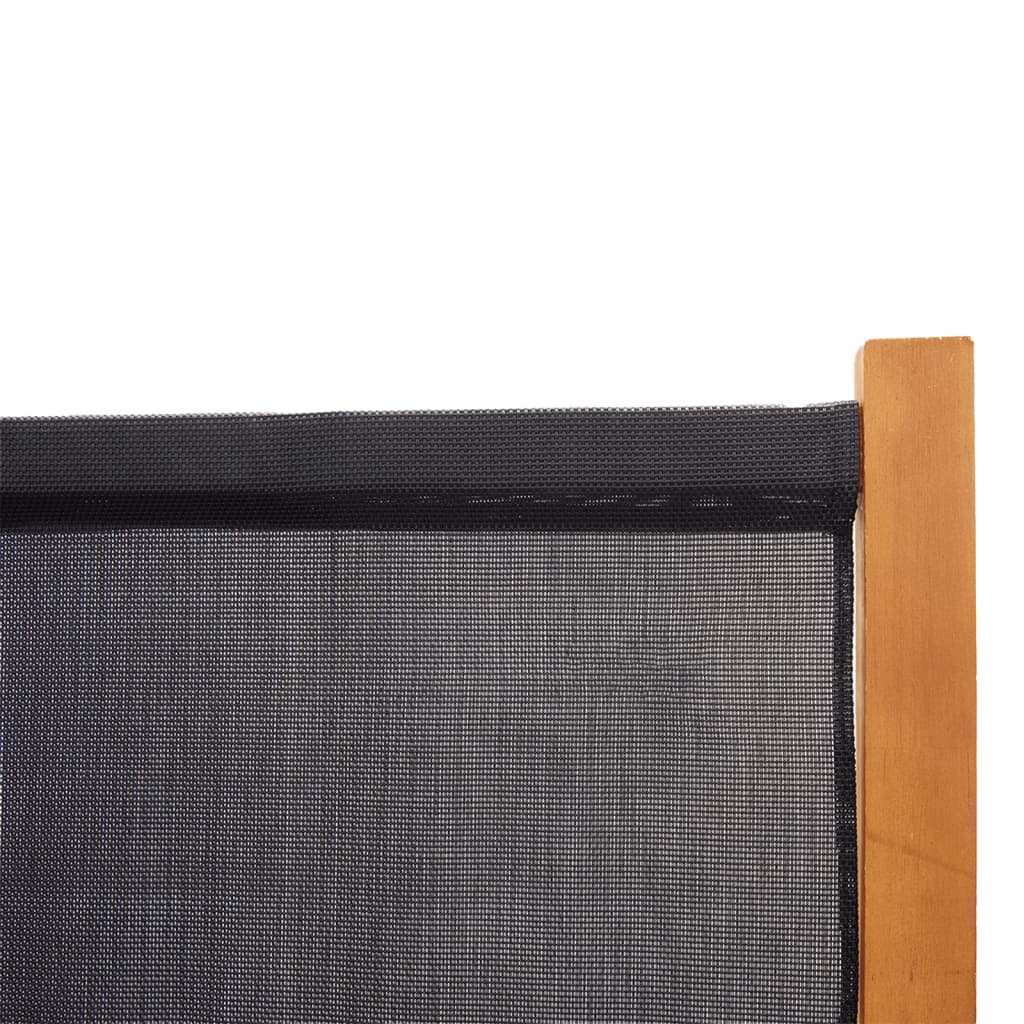 Vidaxl Parawan 6-Panelowy, Czarny, 420 X 180 Cm