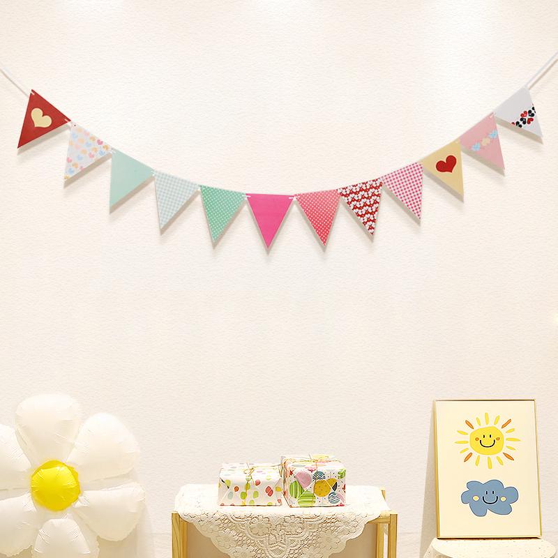 Baby s First Birthday Bunting Banner for Kids  Party Decoration