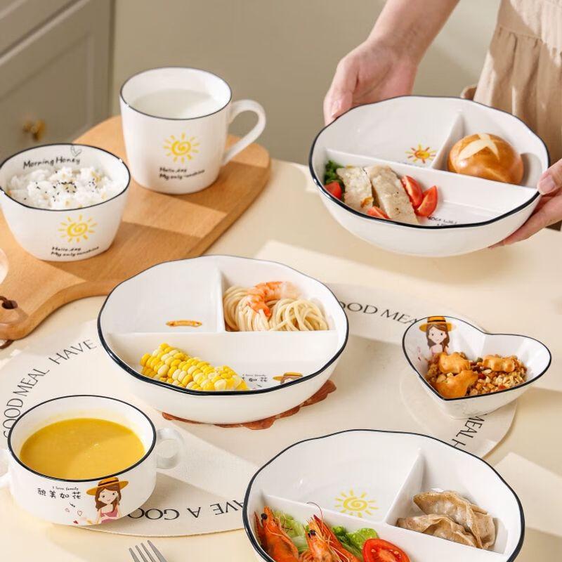 Nielxin 211 Portion Control 3-Compartment Meal Plate