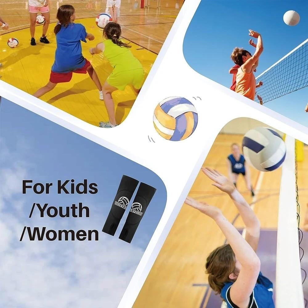 1Pair Elastic Volleyball Arm Sleeves Breathable Forearm Sleeves Sports Arm Guard  Training