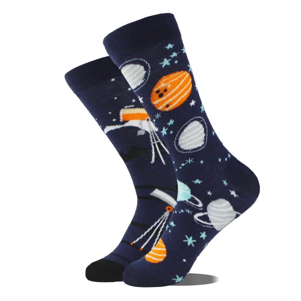 AB Professional Design Funny Socks Men Happy Animal Music Beer Skarpetki Sokken Hip Hop Big Size Meias Skateboard Divertidos