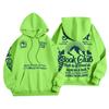 Children's Casual Fashion Letter Print Long-sleeved Drawstring Hooded Sweatshirt
