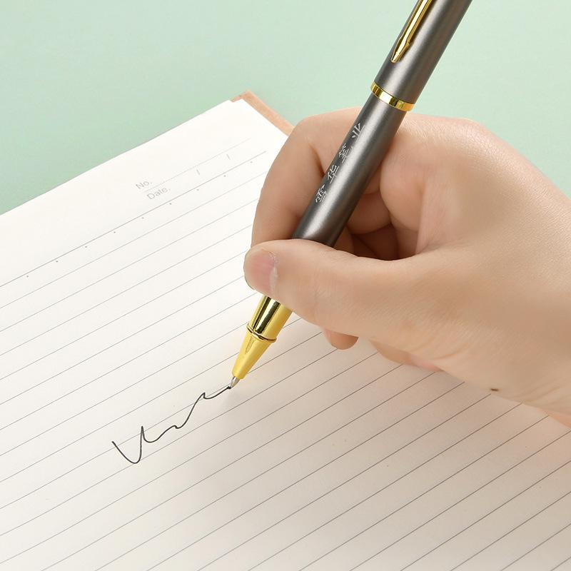 Luxuriöses Geschäftsgeschenk-Set: Kugelschreiber mit individuellem Logo, heißgeprägt, in eleganter Verpackung