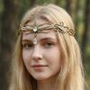 Elegant King Round Elves Crown Vintage Zinc Zinc Alloy Rhinestone Headdress Goddess Tiaras  Special Occasions