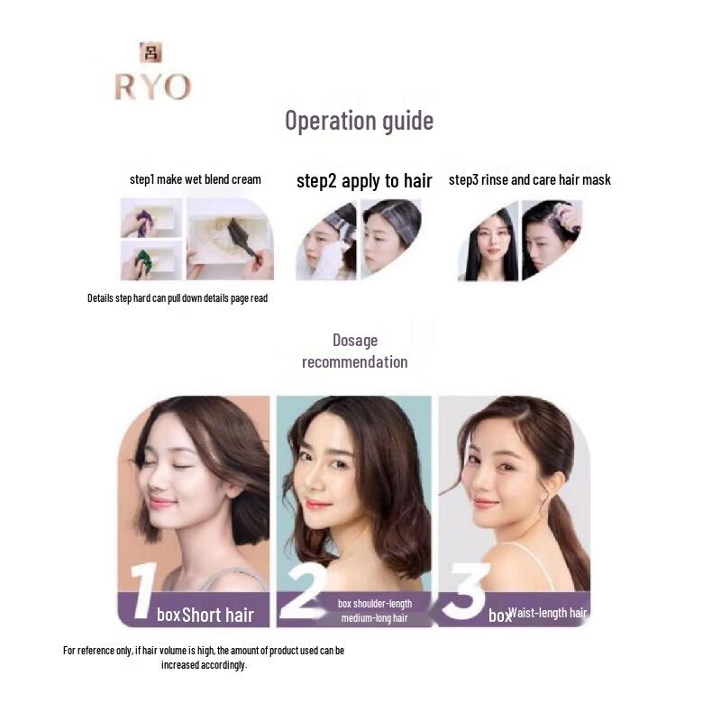 Ryo Jasa-yeon Cover White Hair Dye Cream