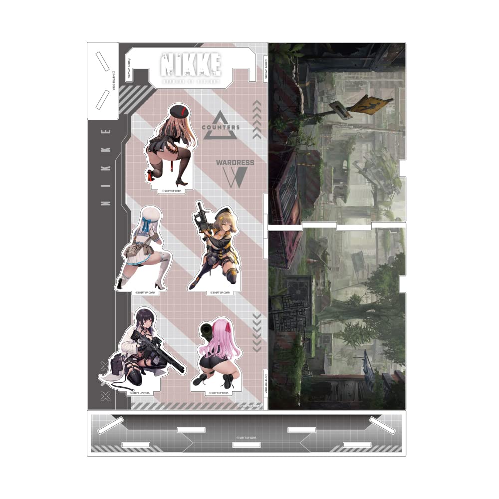 

Algernon Products NIKKE Diorama Acrylic Unit 235 x Made of Acrylic 01, Approx. 305mm,