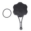 ABS Fuel Tank Cap Lawn Mower Gas Cover for 594061 675EXi 725EXi, 2 Pack Replacement Cap Part for Maintenance Repair, Service Storage, and Spare