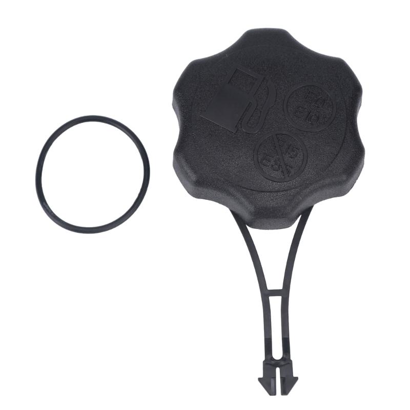 ABS Fuel Tank Cap Lawn Mower Gas Cover for 594061 675EXi 725EXi, 2 Pack Replacement Cap Part for Maintenance Repair, Service Storage, and Spare