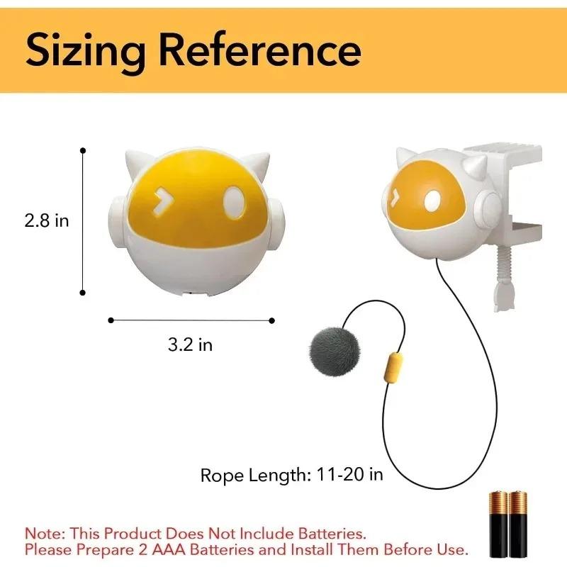 Can Be Raised and Lowered Hair Balls Electric Cat Balls New Interactive Cat Toys Pet Toys Self-hilarious Electric Cat Balls Toys