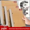Thickened Sketchbook: A4 Drawing Notebook & A5 Removable Loose-leaf with Mini Pocket