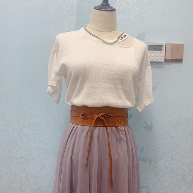 Bowknot Simple Wrap Luxury Wide Waist Band Leather Belt Corset Waistband Ladies Dress Cummerbands