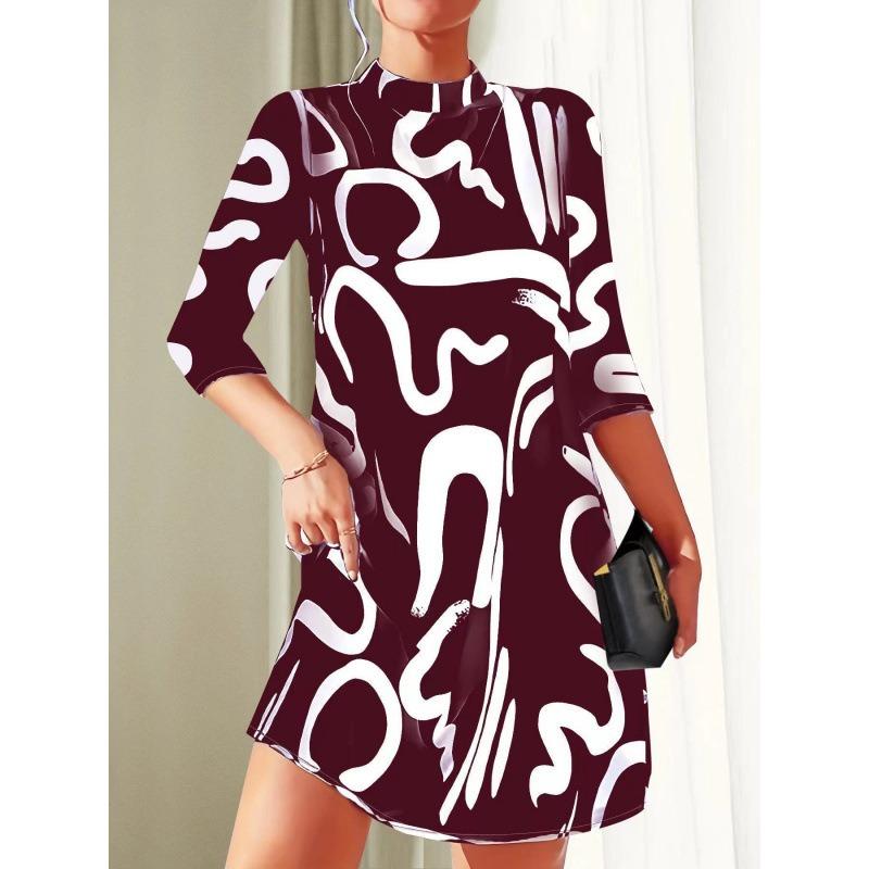 Women's Fashion Summer Spring 1/2 Sleeves Sleeve  Casual Dresses
