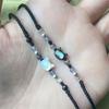 Handmade Cute Black Cat Animal Couples Bracelet for Women Strap Rope Bracelets Friendship Couples Jewelry Gift