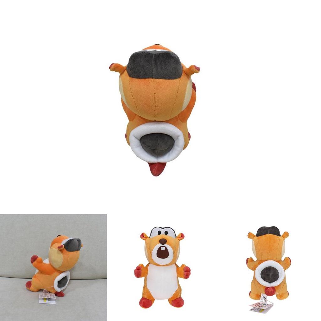 Cute Squirrel Plush Toy 22cm Height Cartoon Style Soft And Cuddly