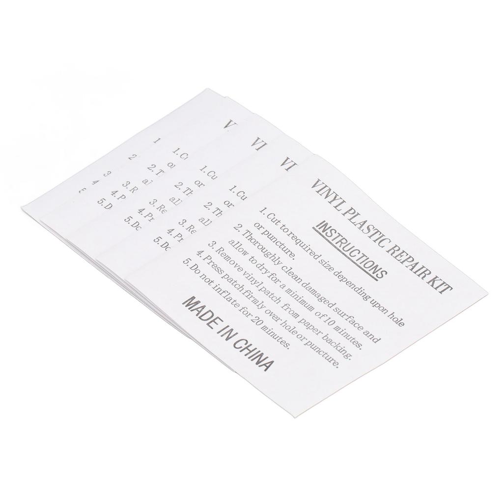 50Pcs Swimming Pool Transparent Repair Sticker Self Adhesive Repair Patch for Inflatable Toy