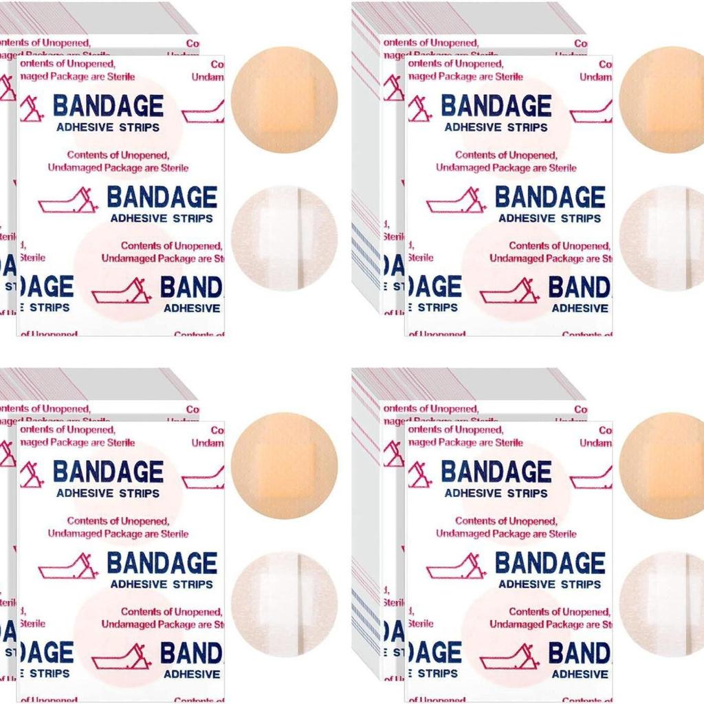 100 Pcs First Aid Waterproof Wound Plaster Medical Anti-Bacteria Band Aid for Home Travel First Aid Kit Emergency Kits