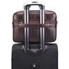Layer Cowhide Men's Business Briefcase, Briefcase for Computers, Single Shoulder Crossbody Bag, Genuine Leather Handbag