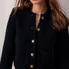 New French Niche Retro Top Casual Single-breasted Knitted Top Jacket Women's Casual Loose Thickened Cardigan