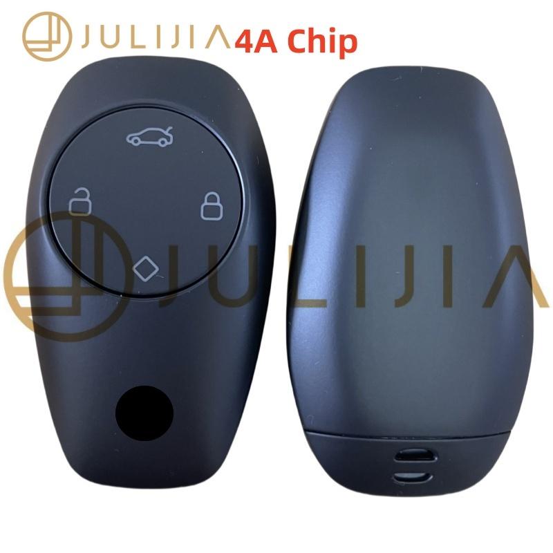JULIJIA Original for Leapmotor S01 T03 C11 C01 Car Smart Remote Key ID4a Chip 433Mhz Car Remote Key Keyless Smart Key
