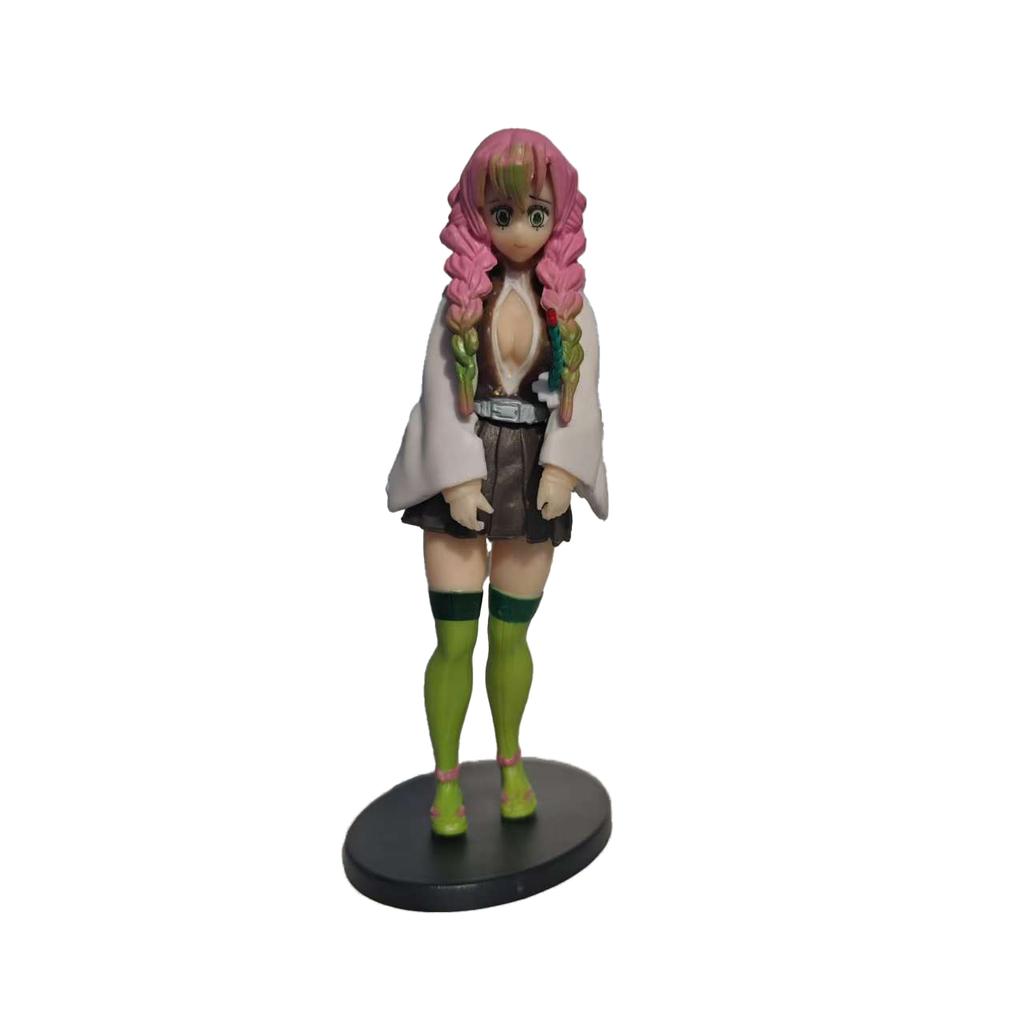Anime Demon Slayer PVC Figures Tanjirou Nezuko Zenitsu Inosuke Giyu Figurines Toy Kimetsu No Yaiba Model Garage Kits Ornaments