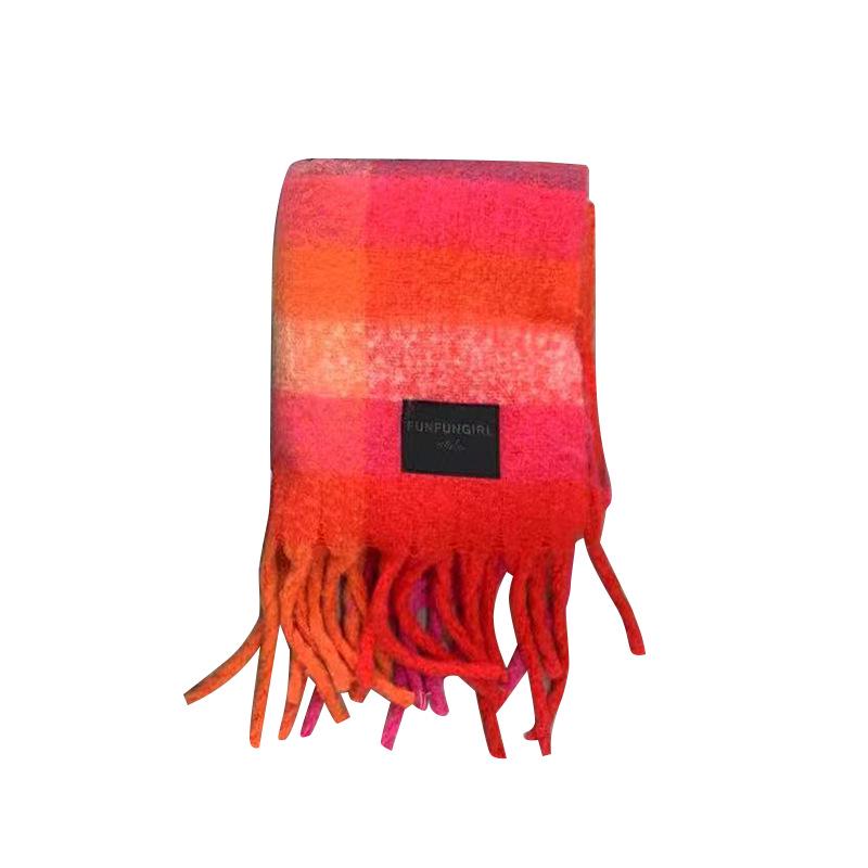 Szalik imitujący kaszmir w stylu koreańskim: Miękkie, ciepłe, modne i uniwersalne dla kobiet