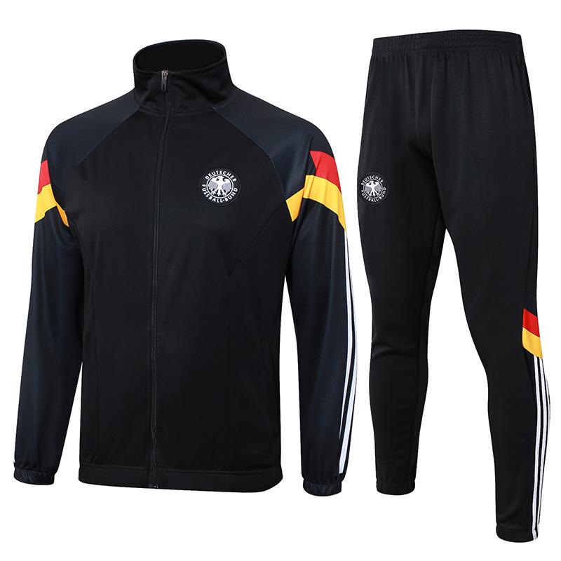 2024 Country Captain Reißverschluss Argentinien Portugal Italien Brasilien Deutschland Aufwärmtrikot Fußballtrikot