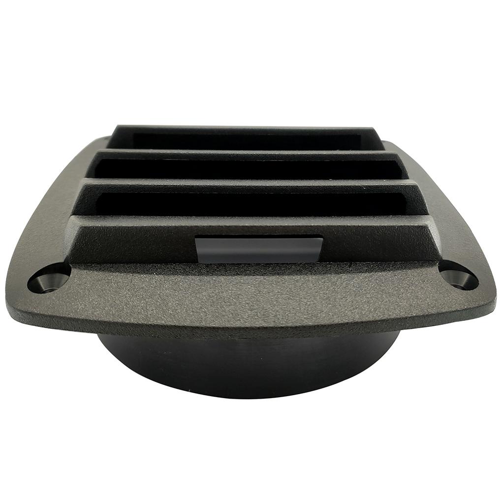 Simple Installation RV Vent Cover In Black For Clean Ventilation Exhaust Vent Ventilation Plate For Exhaust Ventilation
