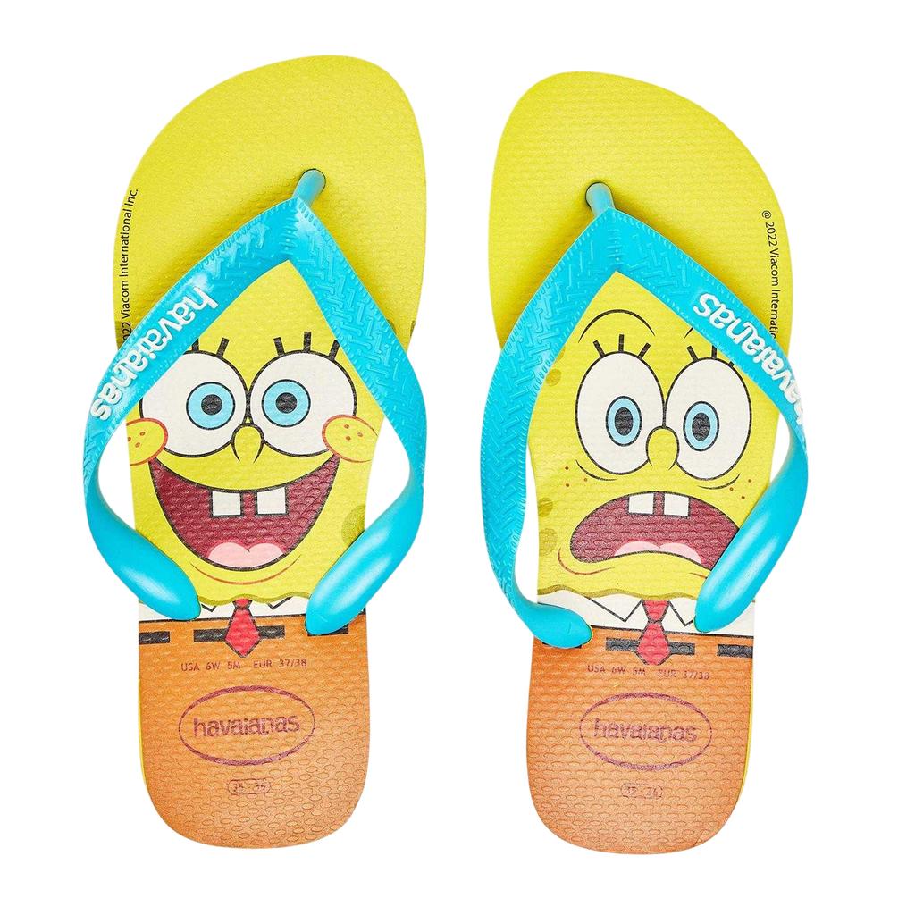 SpongeBob SquarePants Childrens/Kids Rubber Flip Flops