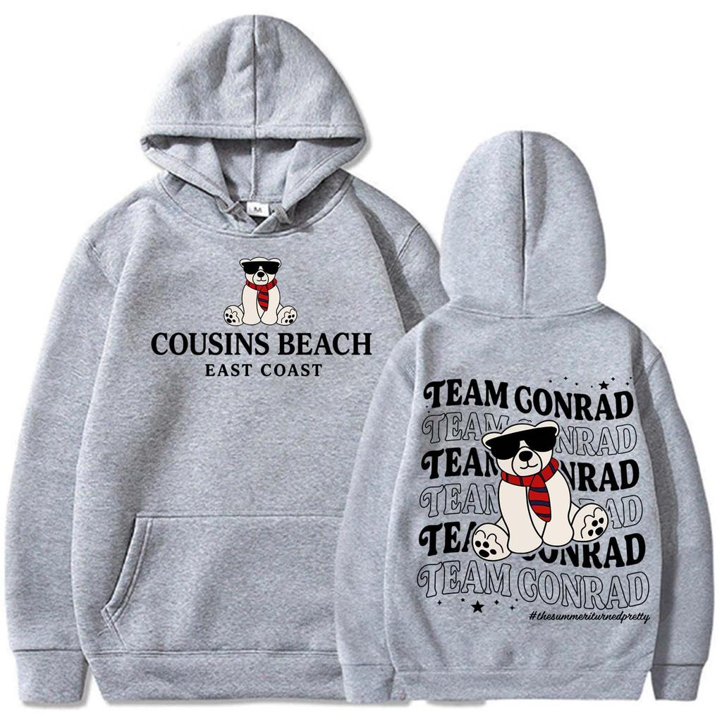 Conrad Bailey Team Jeremiah Cousins Beach Summer I Turn Around Men's and Women's Fashion Hoodies with Hats Harajuku