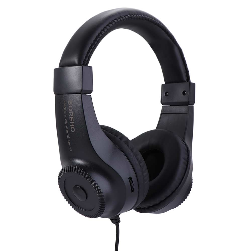 Stereo Monitor 6.5mm Music Earphone Adjustable Handfree Wired Headphones Over-ear Headset Electric Piano Earphone