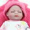 11 inch Rebirth Doll Simulated baby toys 27cm Cute Bathing Doll Pink and blue dress up doll Children's birthday gift Whole body adhesive Vinyl doll