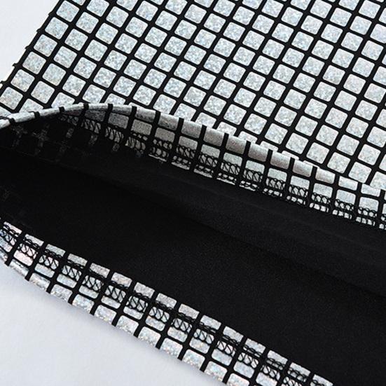 Men Club Vest O Neck Smooth Glossy Surface Check Sleeveless Slim Fit Soft Mid