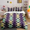 Geometric Diamonds with Gradients. Bedding Sets Duvet Cover Sets Duvet Covers Pillowcases(1 * Duvet Cover 2 * Pillowcases Without Duvet Insert)