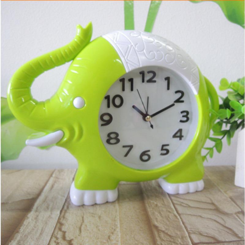Kreskówkowy słoń budzik kreatywność budzik studencki zegar do sypialni prezent