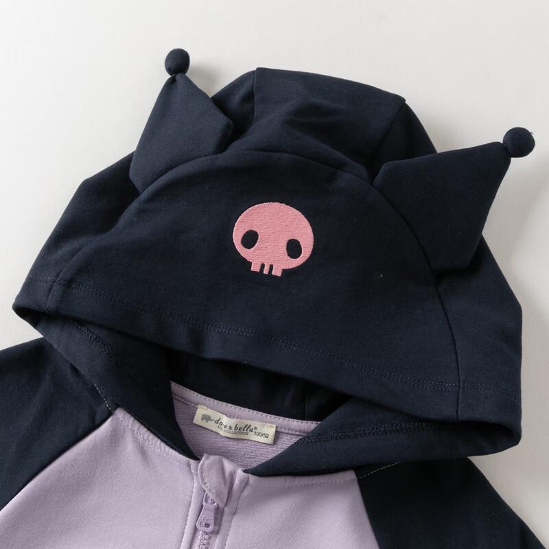 DAVE&BELLA Kuromi Girls' Casual Tracksuit Set