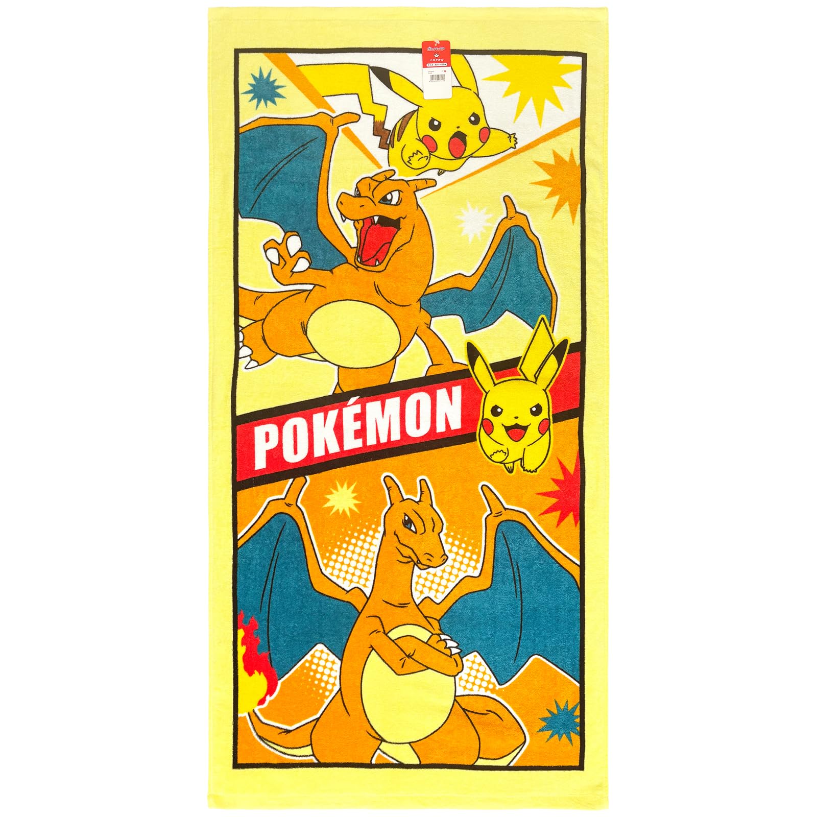 Hayashi Bath 60 x 120 Pokemon BP408000 Towel, Approx. cm, Charizard,
