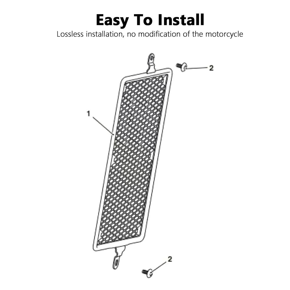 Motorcycle Radiator Guard Engine Cooler Grille Cover Protection for Bonneville T120 T100 Thruxton RS/Speed Twin/Street Twin