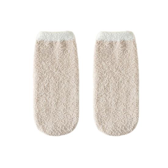 

Женские зимние носки для сна Теплые уютные носки для сна Свободного кроя Пушистые носки с эластичными манжетами для дома, отдыха, ночного сна