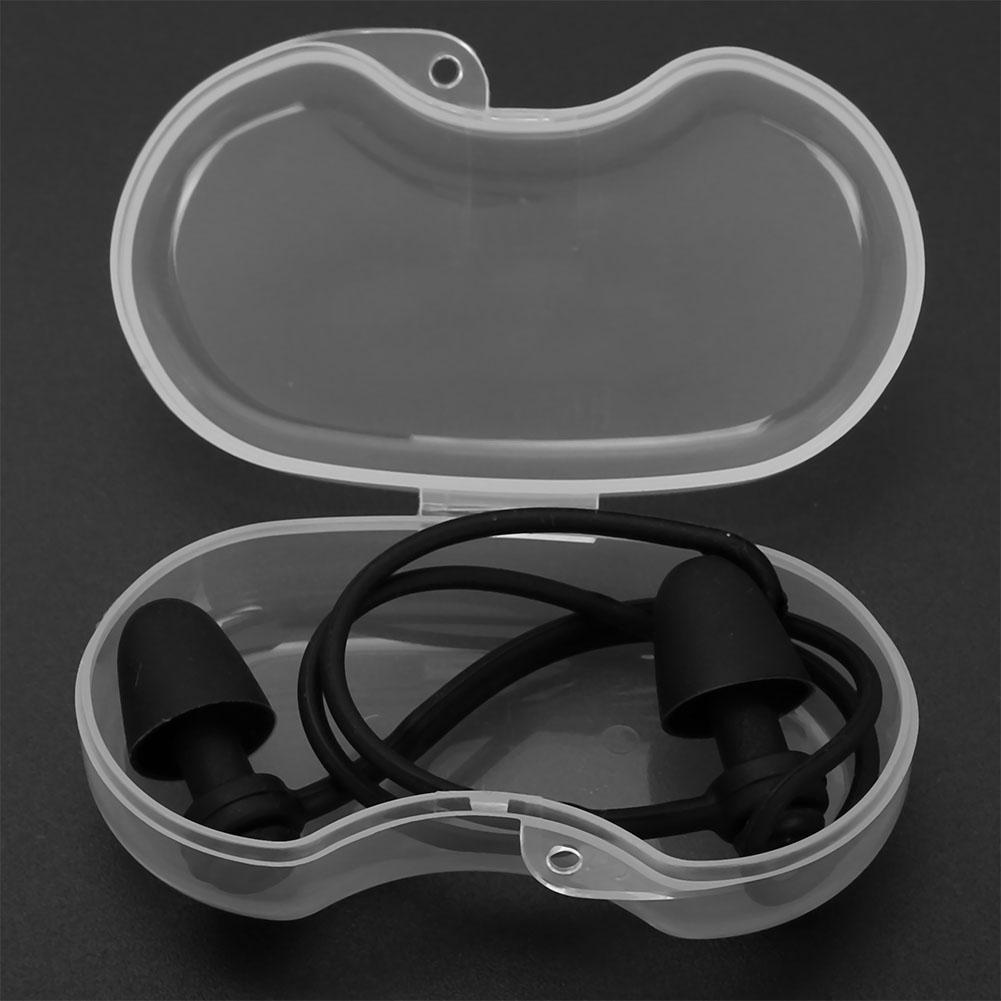 Unisex Waterproof Swim Sport Soft Silicone Swimming Earplugs Earmuff Portable